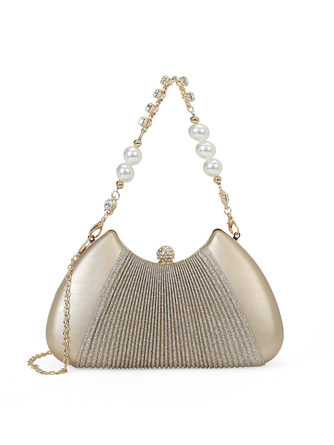 Bexley Small Frame Clutch Gold