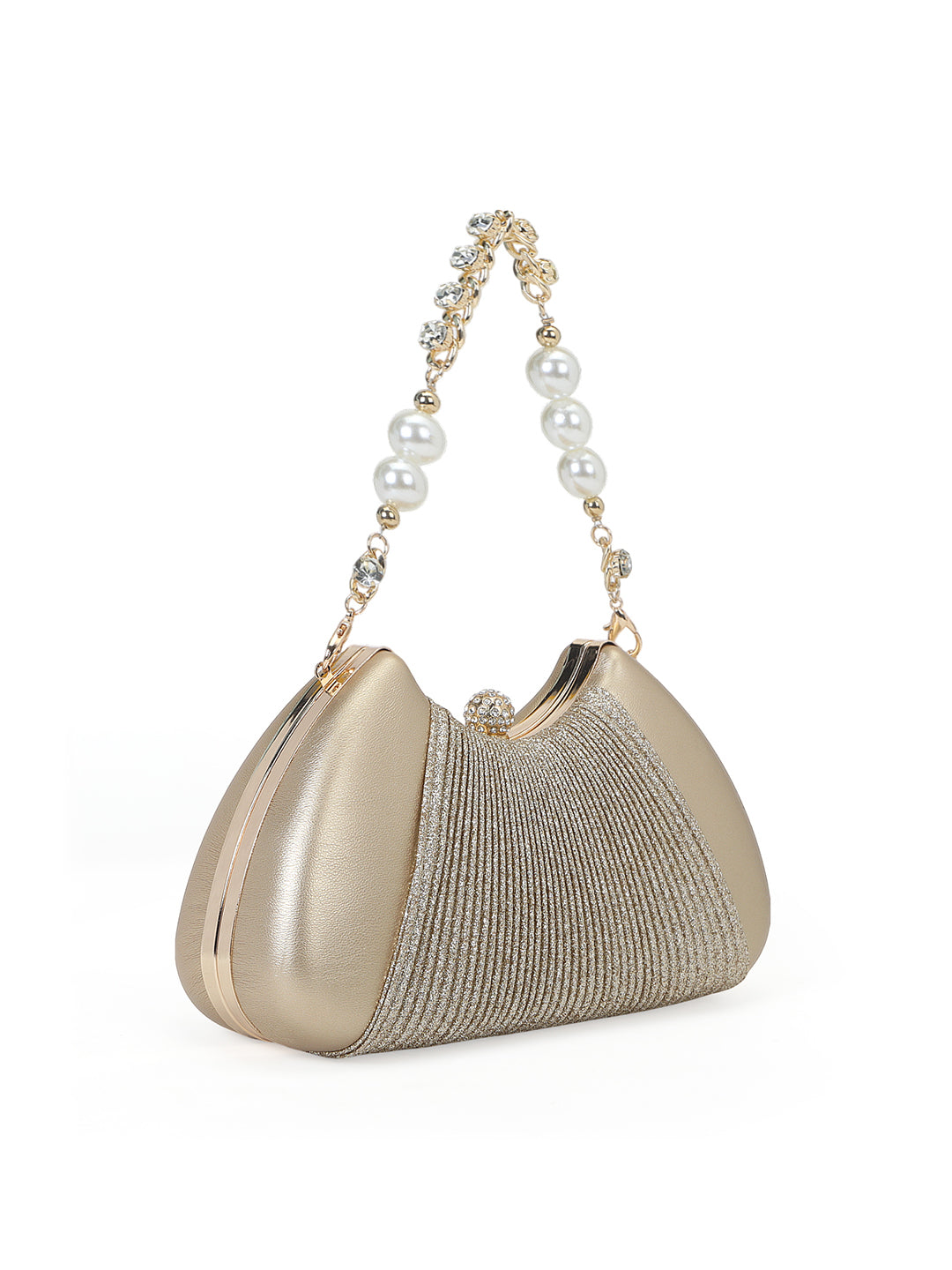 Bexley Small Frame Clutch Gold