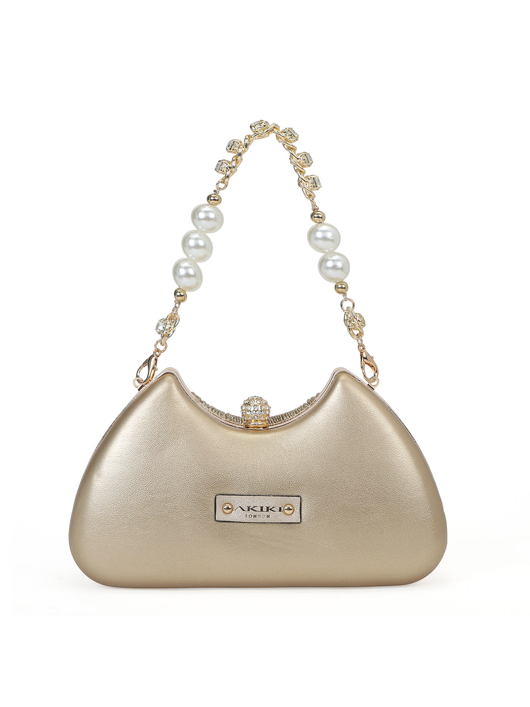 Bexley Small Frame Clutch Gold