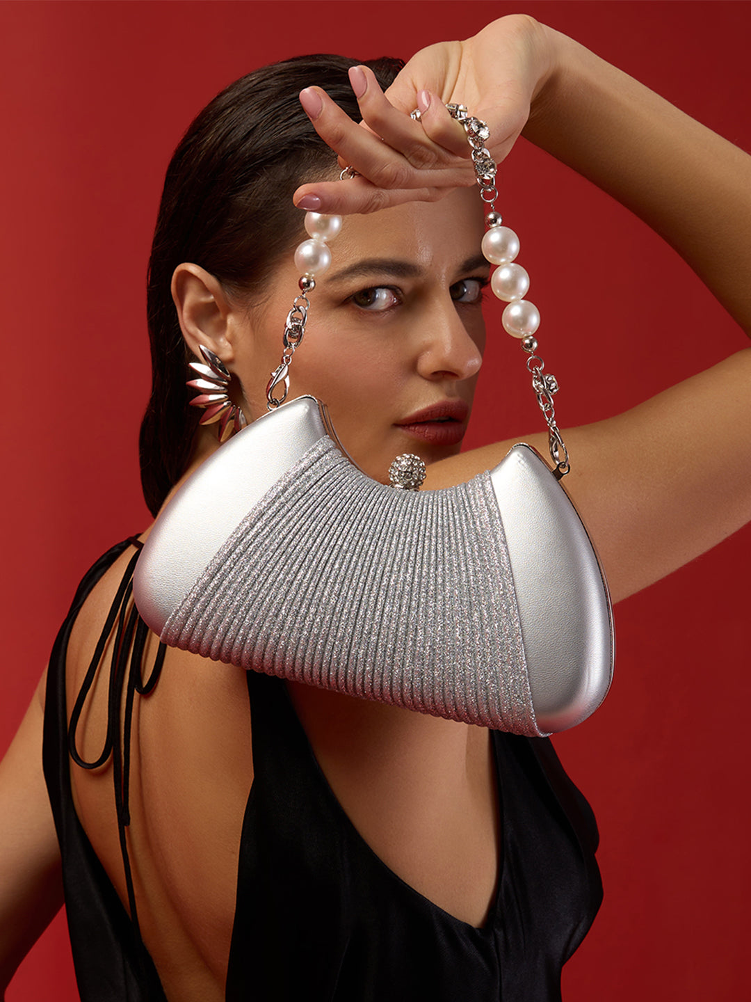 Bexley Small Frame Clutch Black