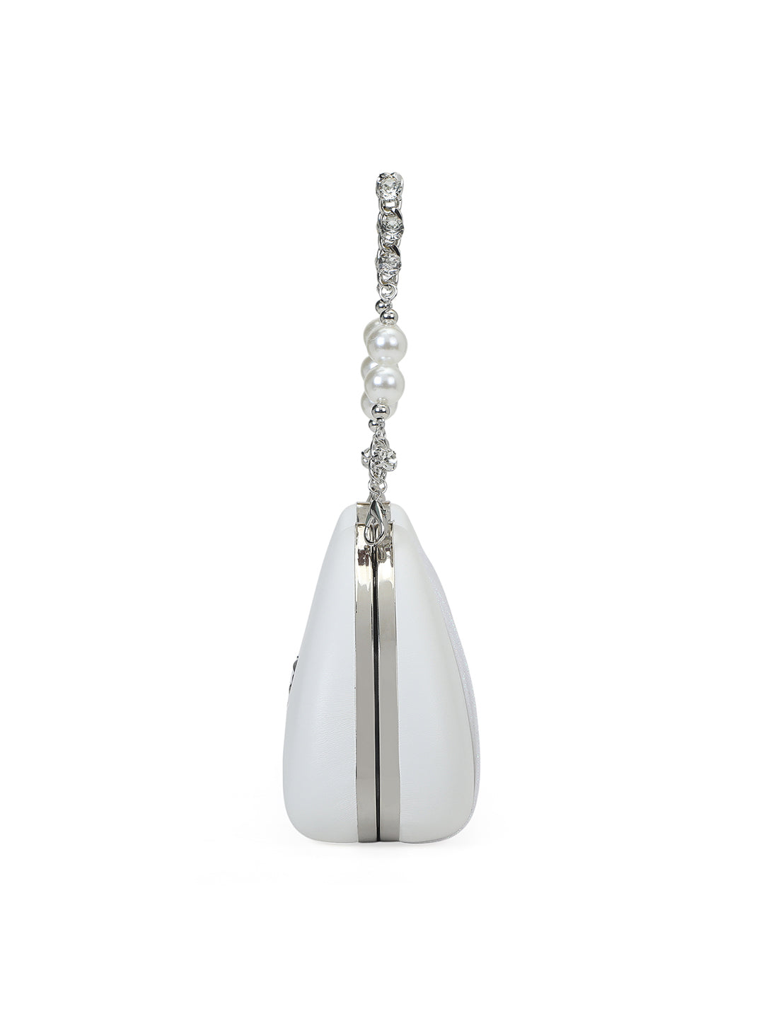 Bexley Small Frame Clutch White