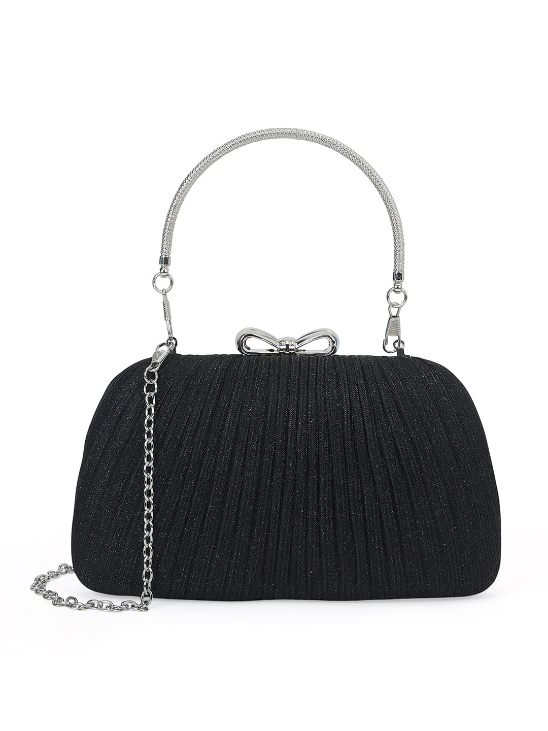 Barnet Small Frame Clutch Black