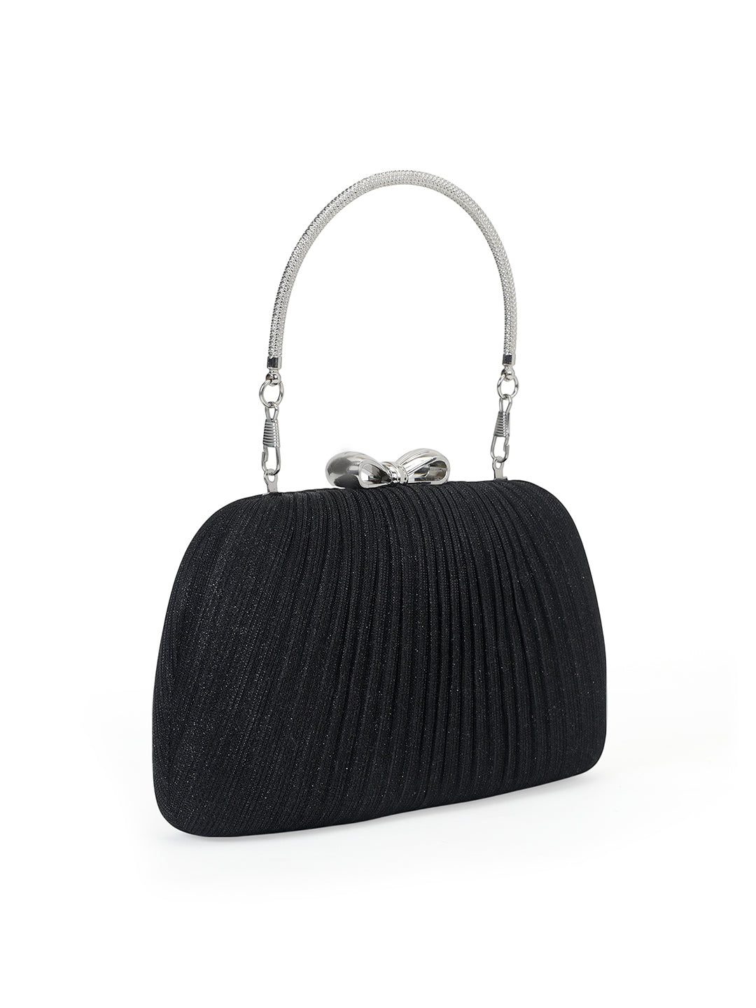 Barnet Small Frame Clutch Black