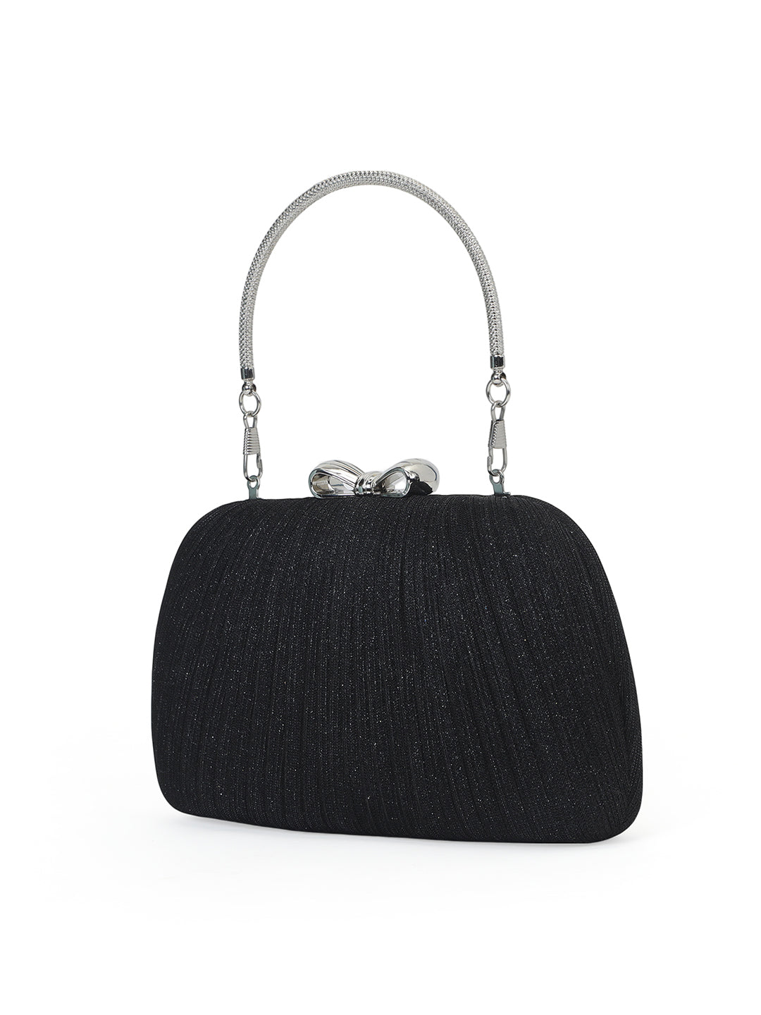 Barnet Small Frame Clutch Black