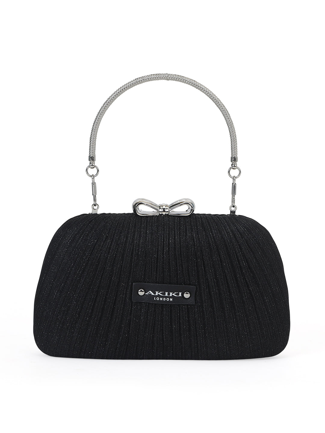 Barnet Small Frame Clutch Black