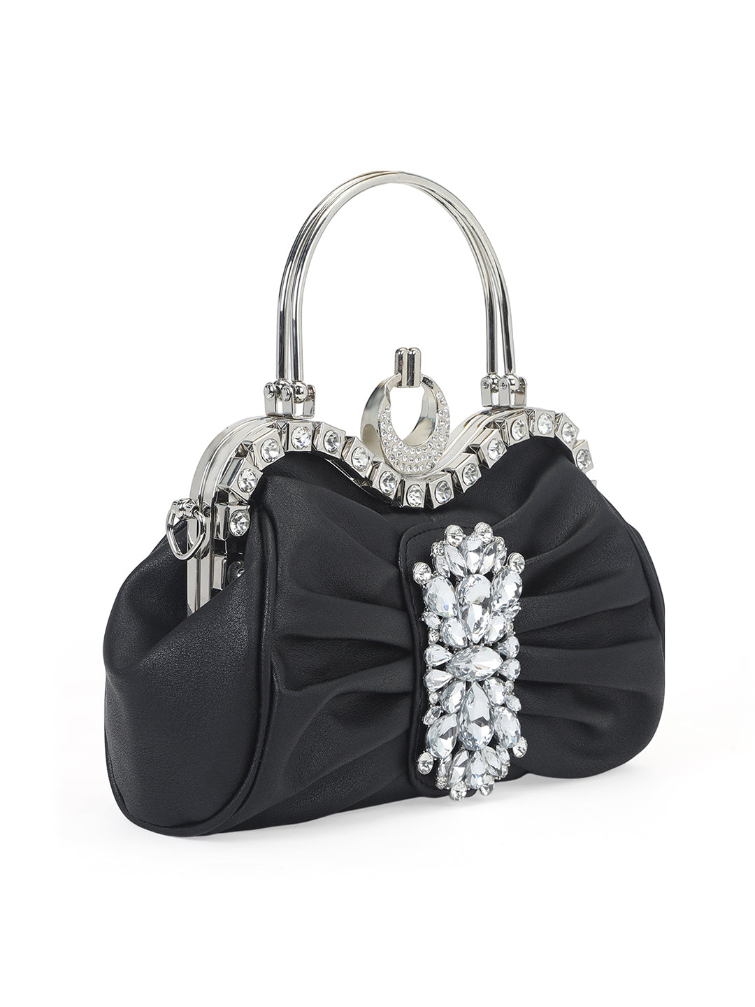 Kingston Small Frame Clutch Black