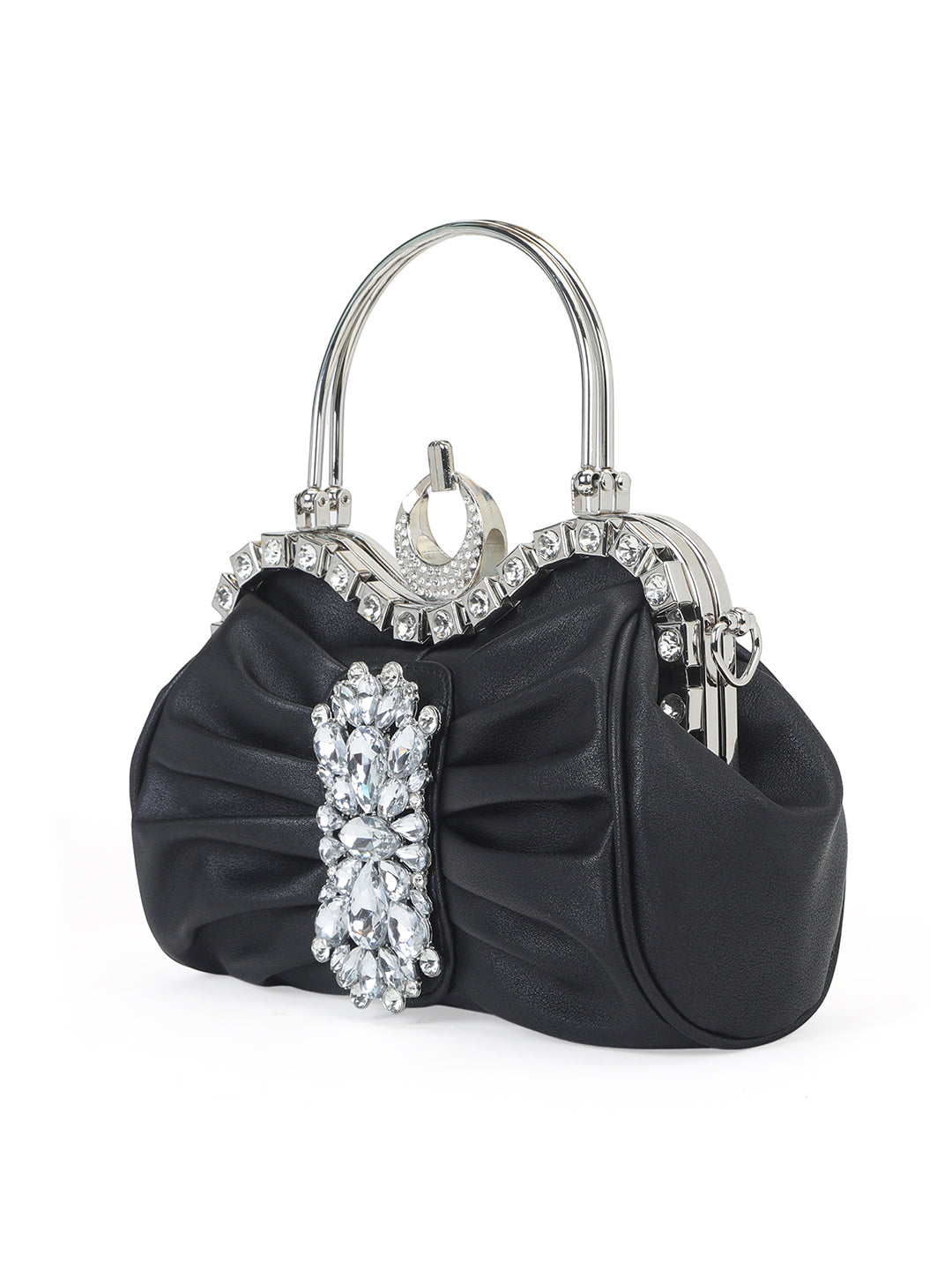 Kingston Small Frame Clutch Black