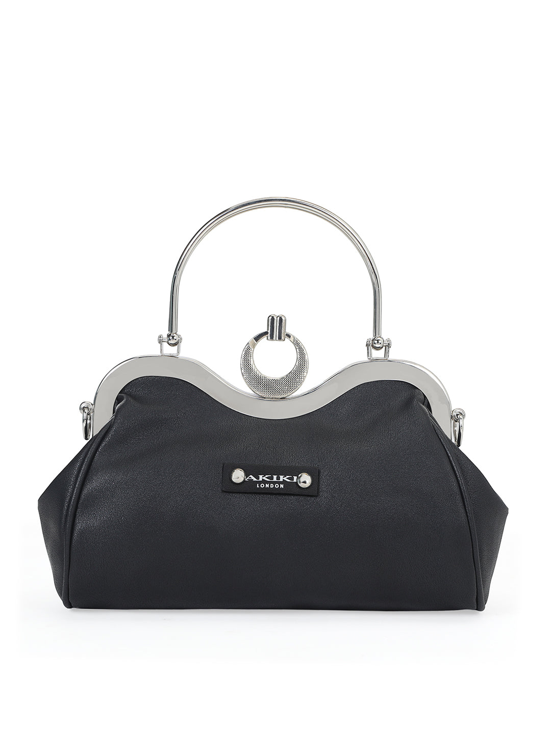 Kingston Small Frame Clutch Black