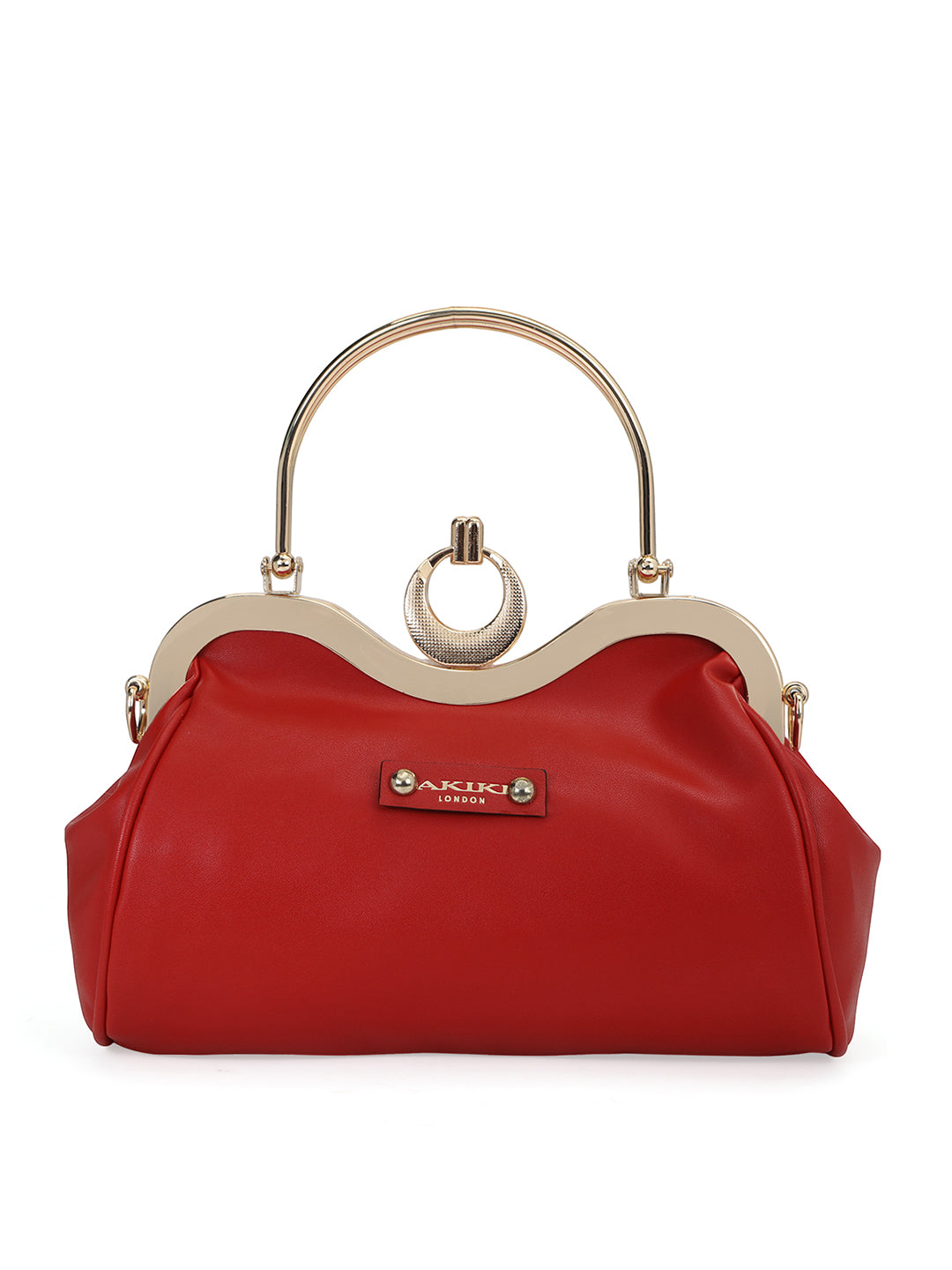 Kingston Small Frame Clutch Red