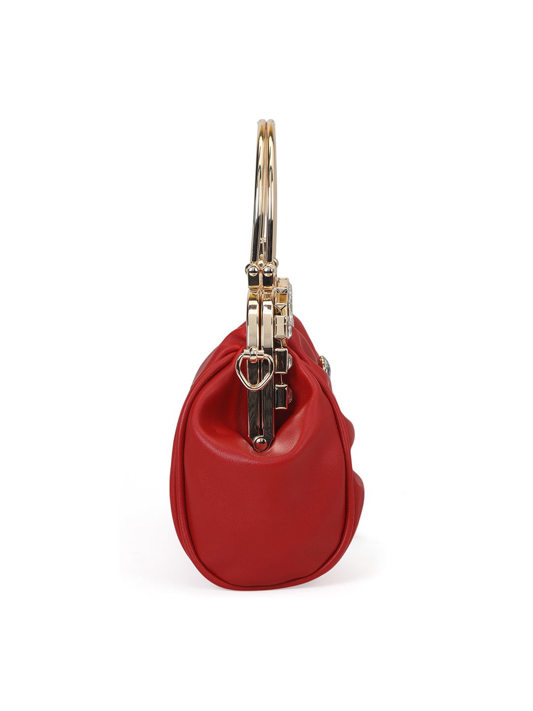 Kingston Small Frame Clutch Red