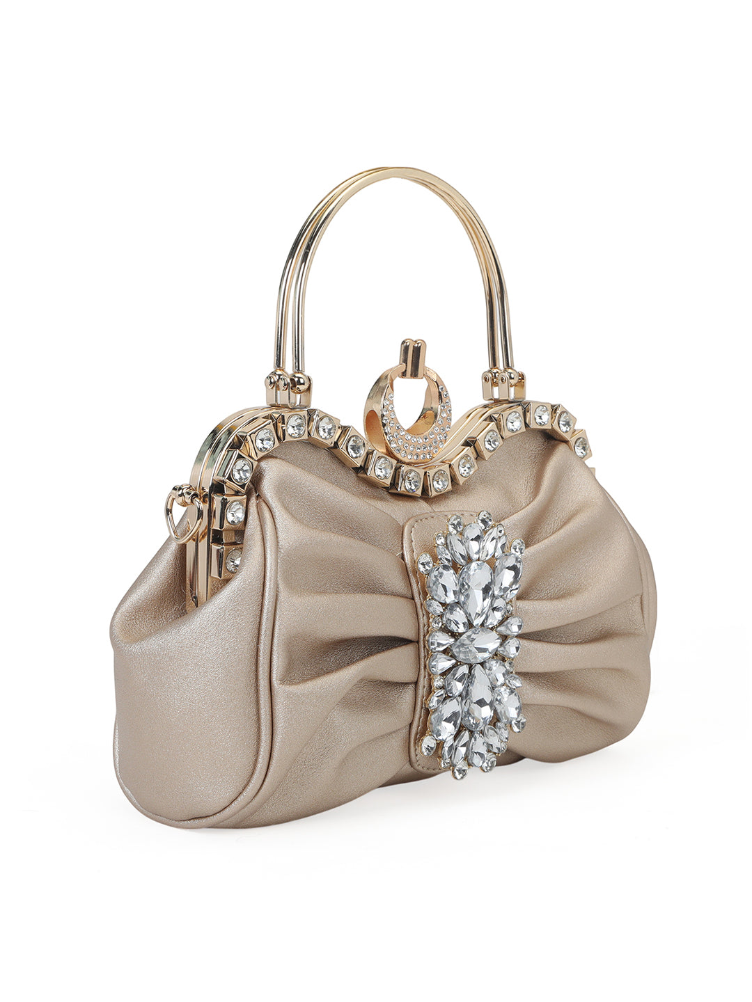 Kingston Small Frame Clutch Rose Gold