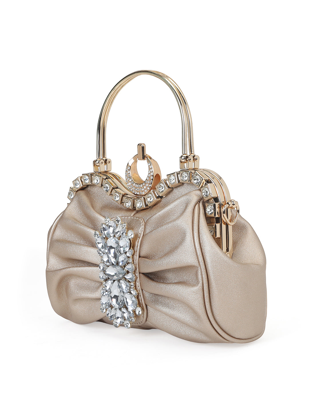 Kingston Small Frame Clutch Rose Gold