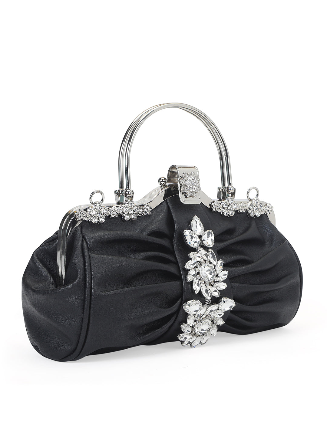 Ealing Small Handle Clutch Black