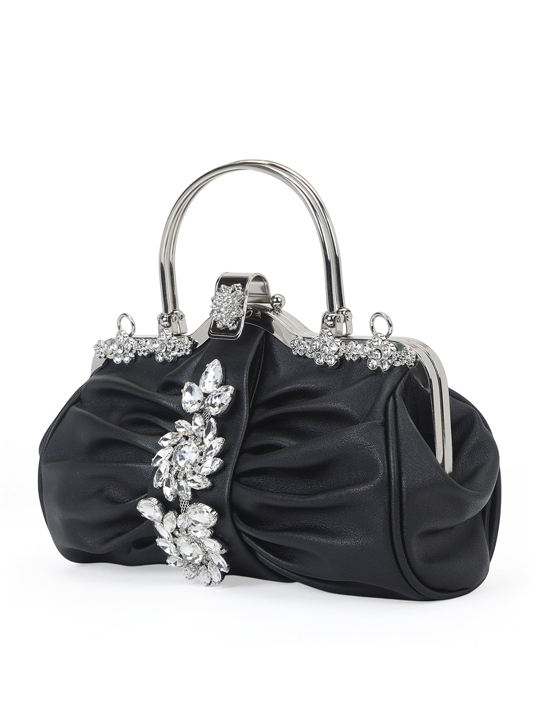 Ealing Small Handle Clutch Black