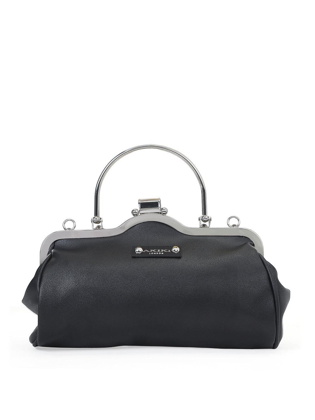 Ealing Small Handle Clutch Black