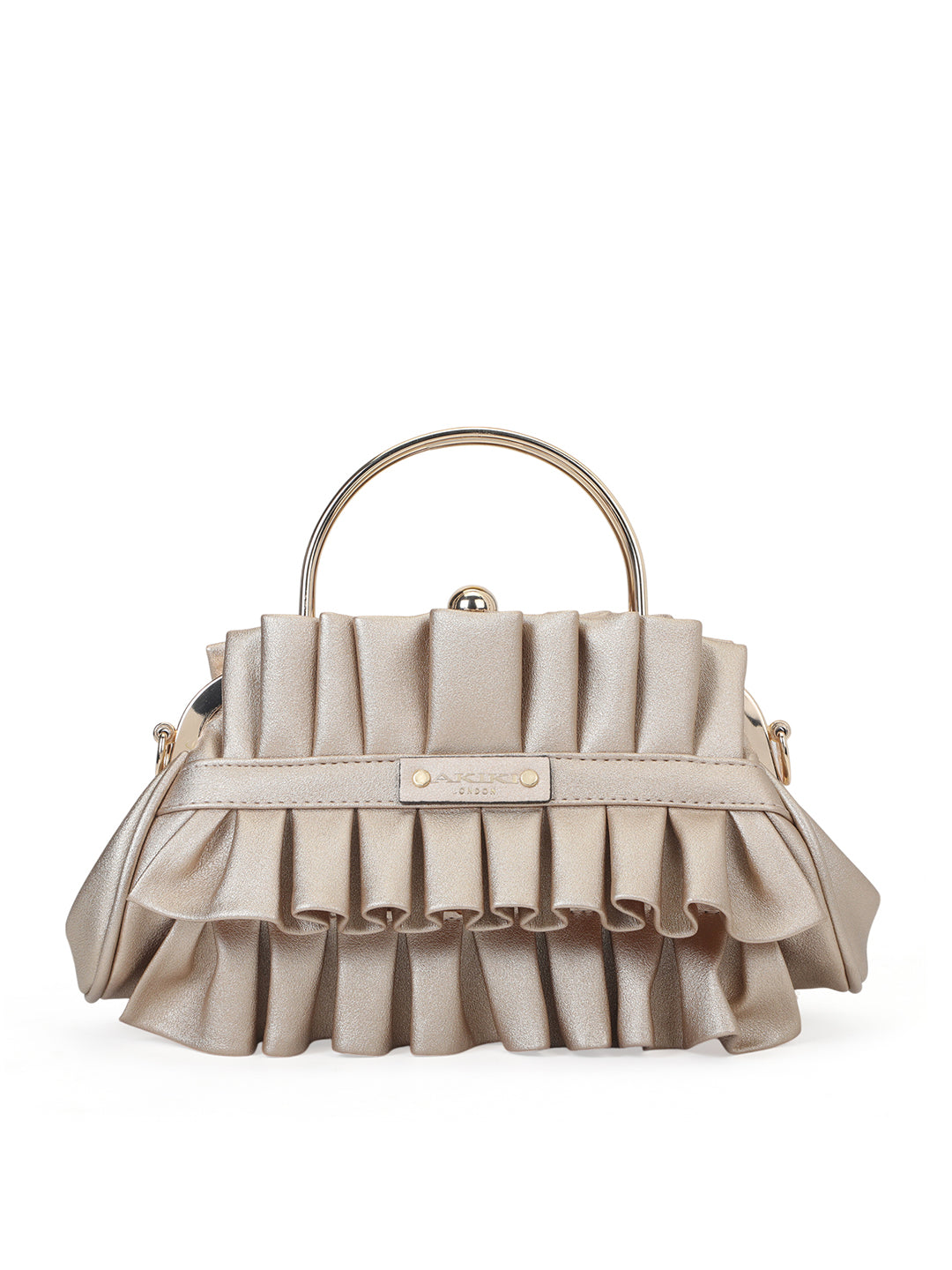 Richmond Small Handle Clutch Rose Gold