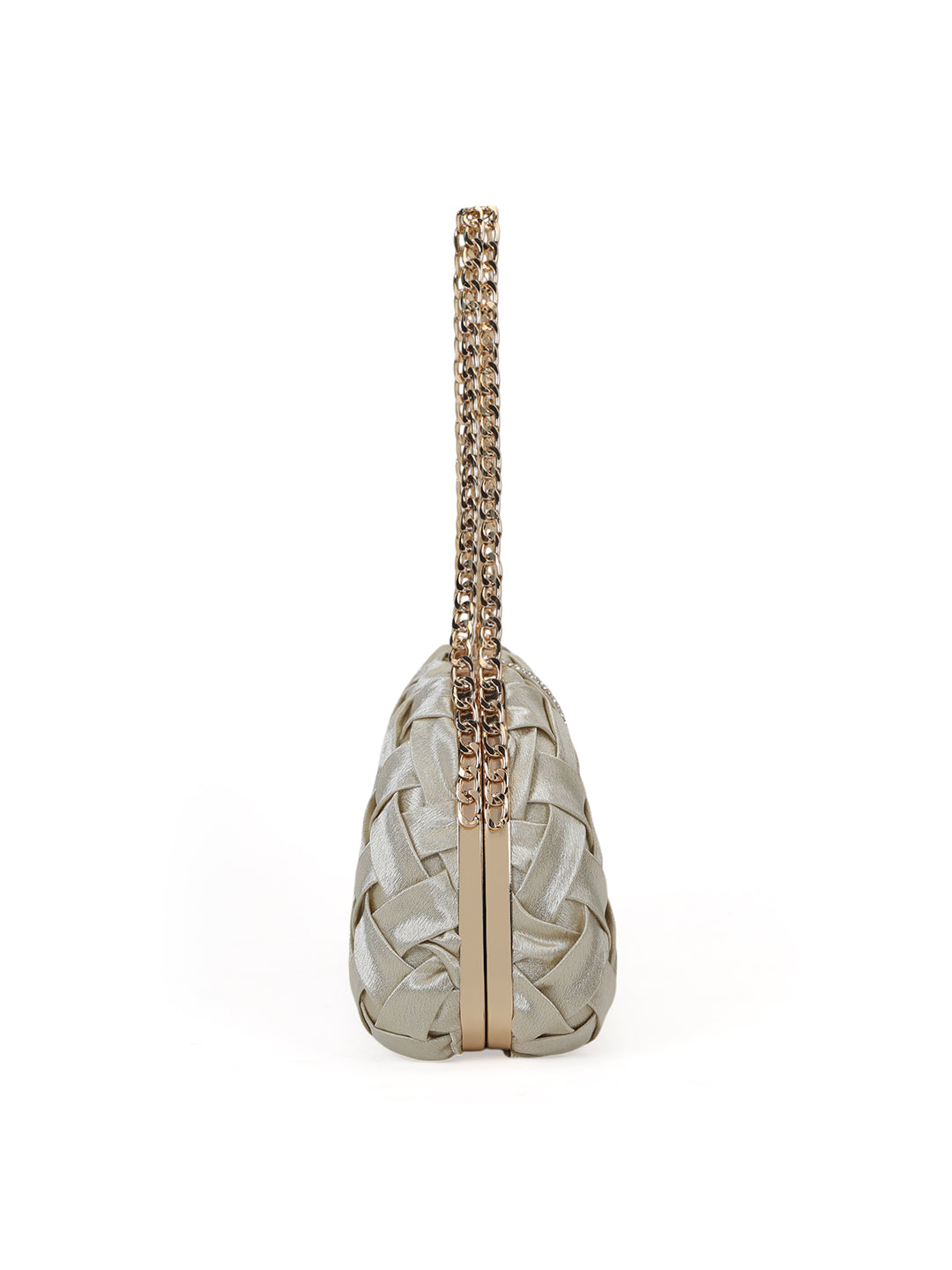 Suton Small Flap Clutch Gold