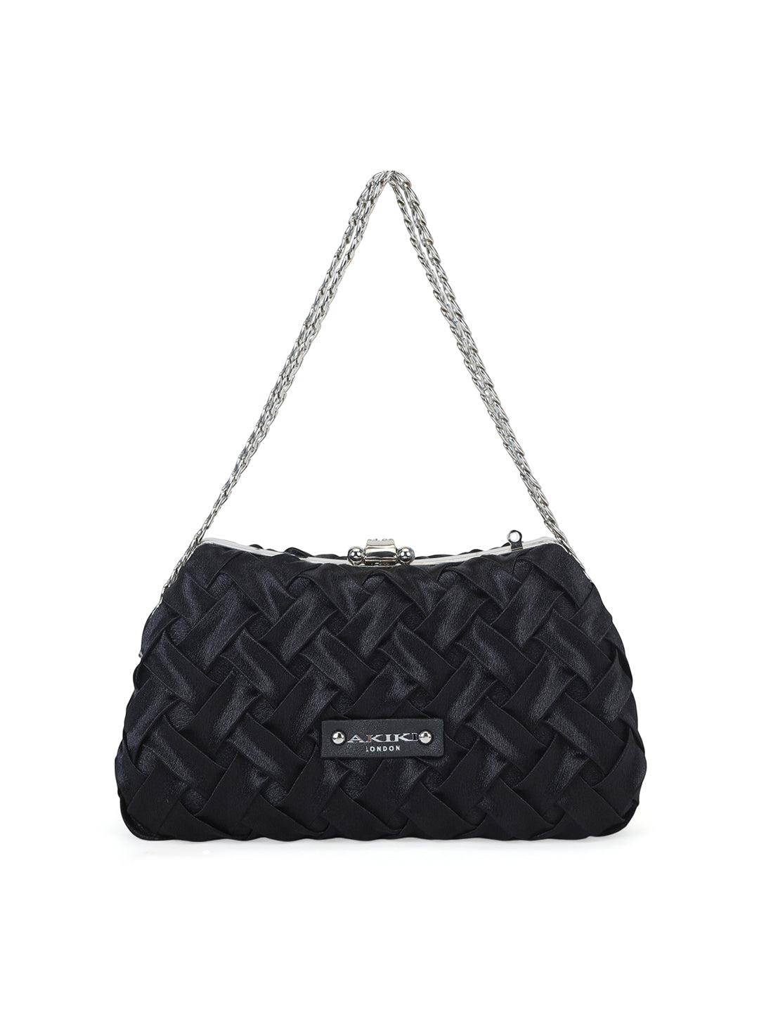 Suton Small Flap Clutch Black