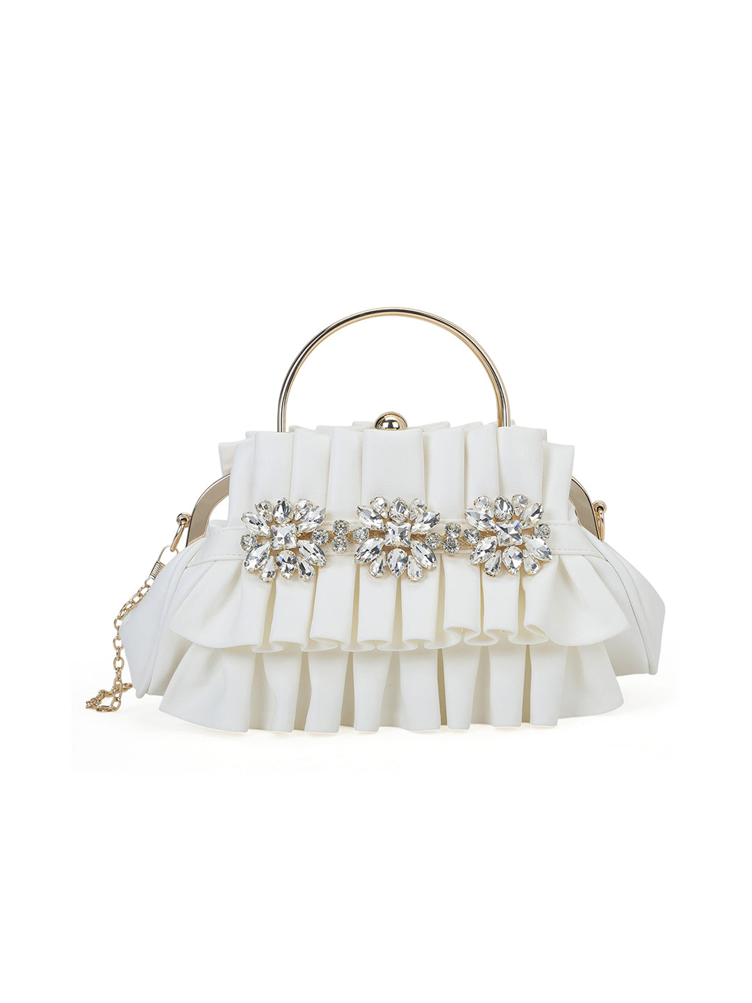 Richmond Frame Clutch Small Detachable Chain Sling Bag