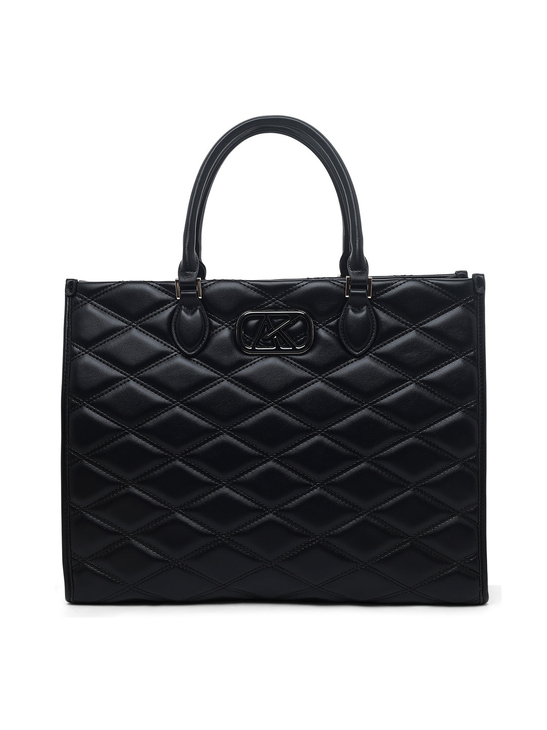 Paddington Extra Large Box Satchel Bag Black