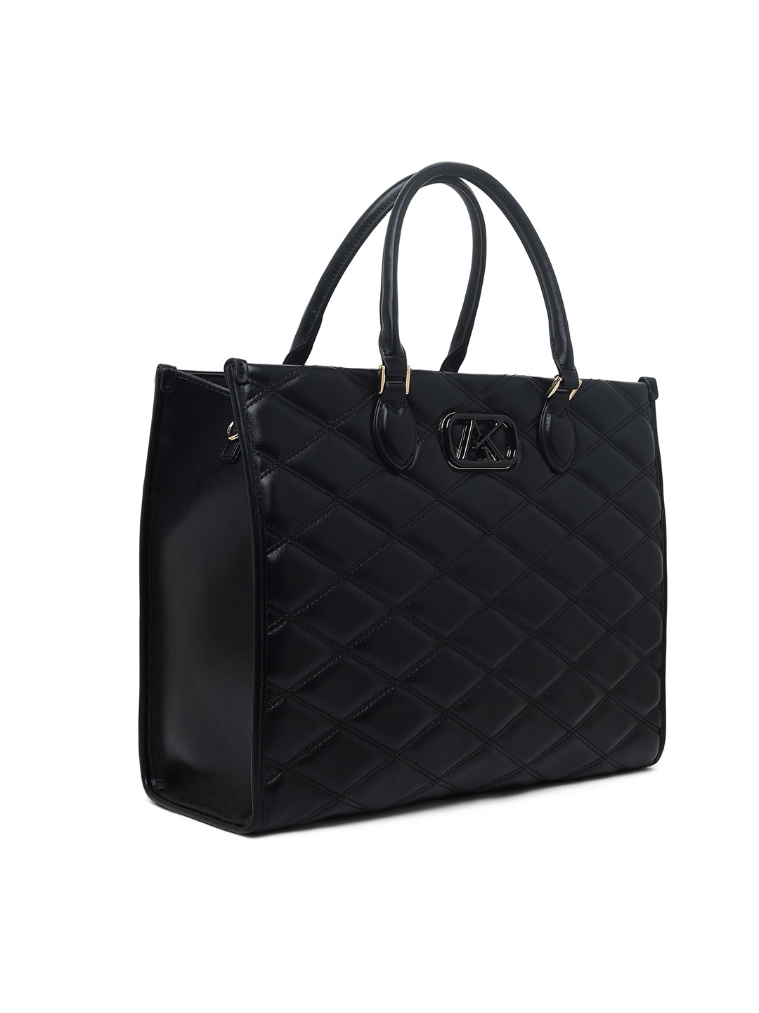 Paddington Extra Large Box Satchel Bag Black