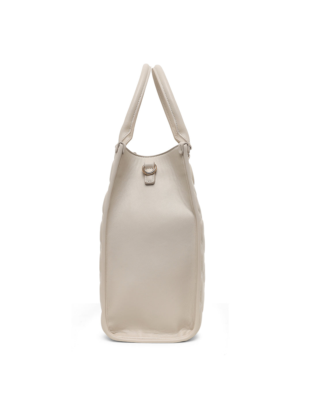Paddington Extra Large Box Satchel Bag Off White