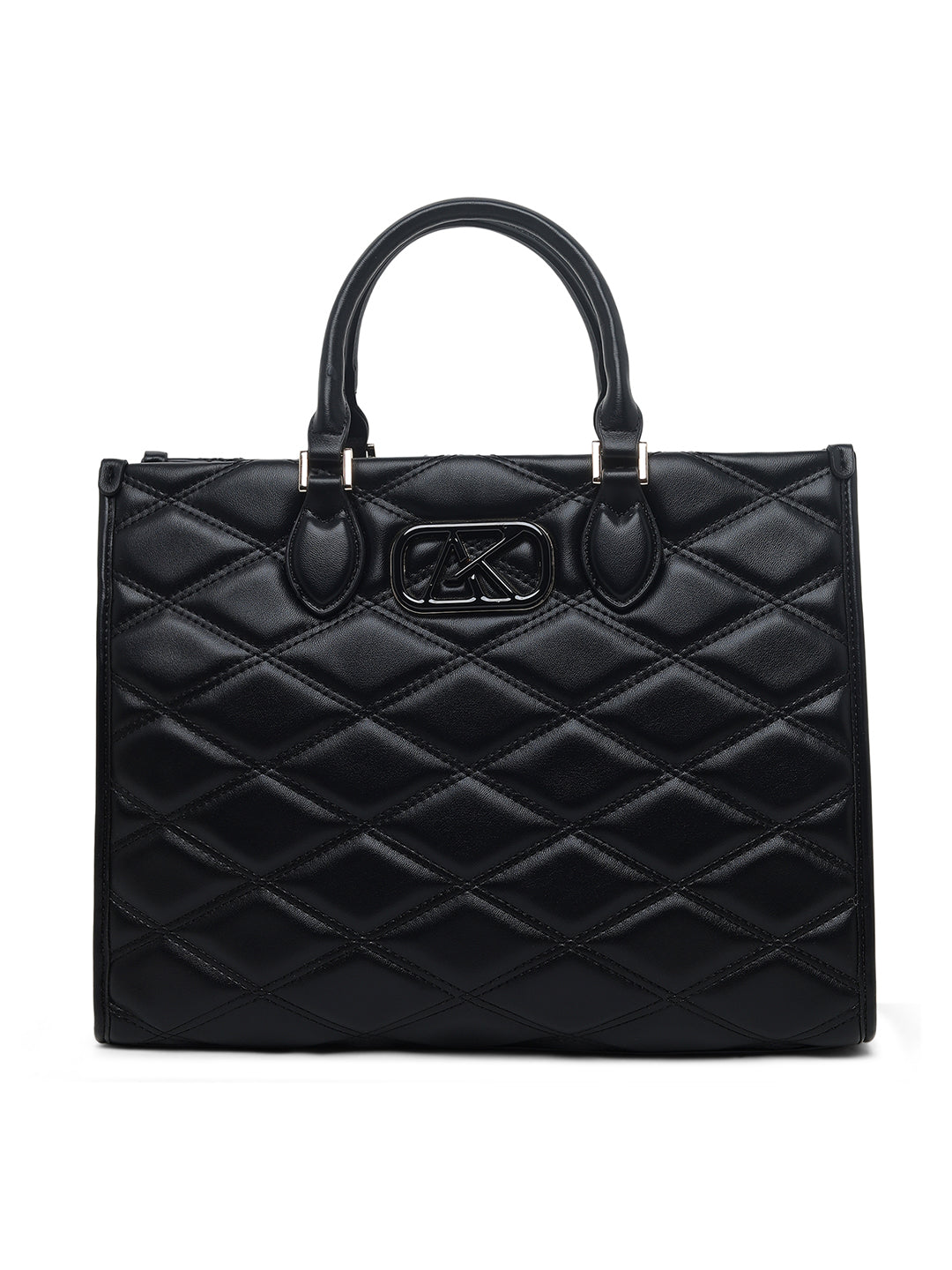 Paddington Large Box Satchel Bag Black