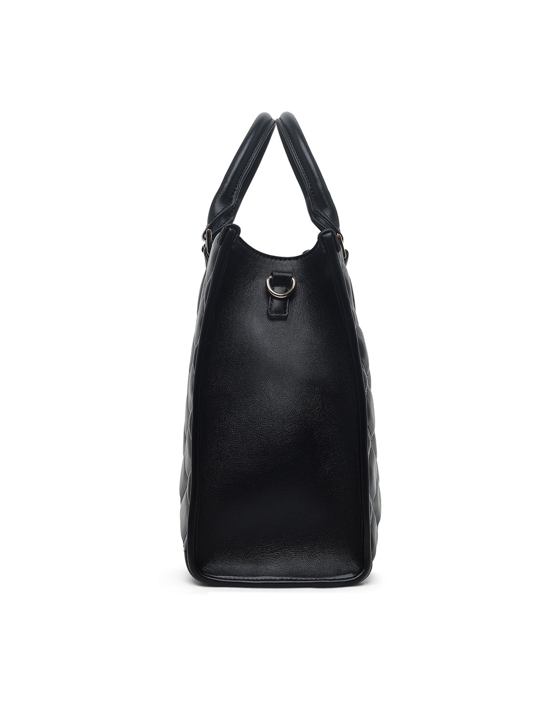 Paddington Large Box Satchel Bag Black