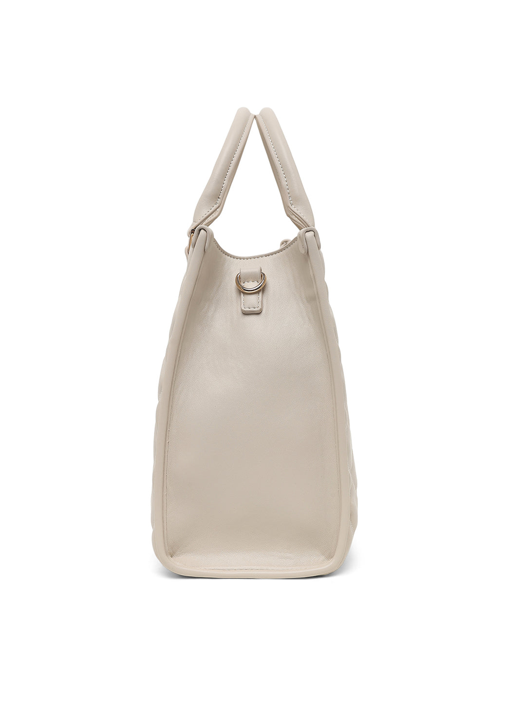 Paddington Large Box Satchel Bag Off White