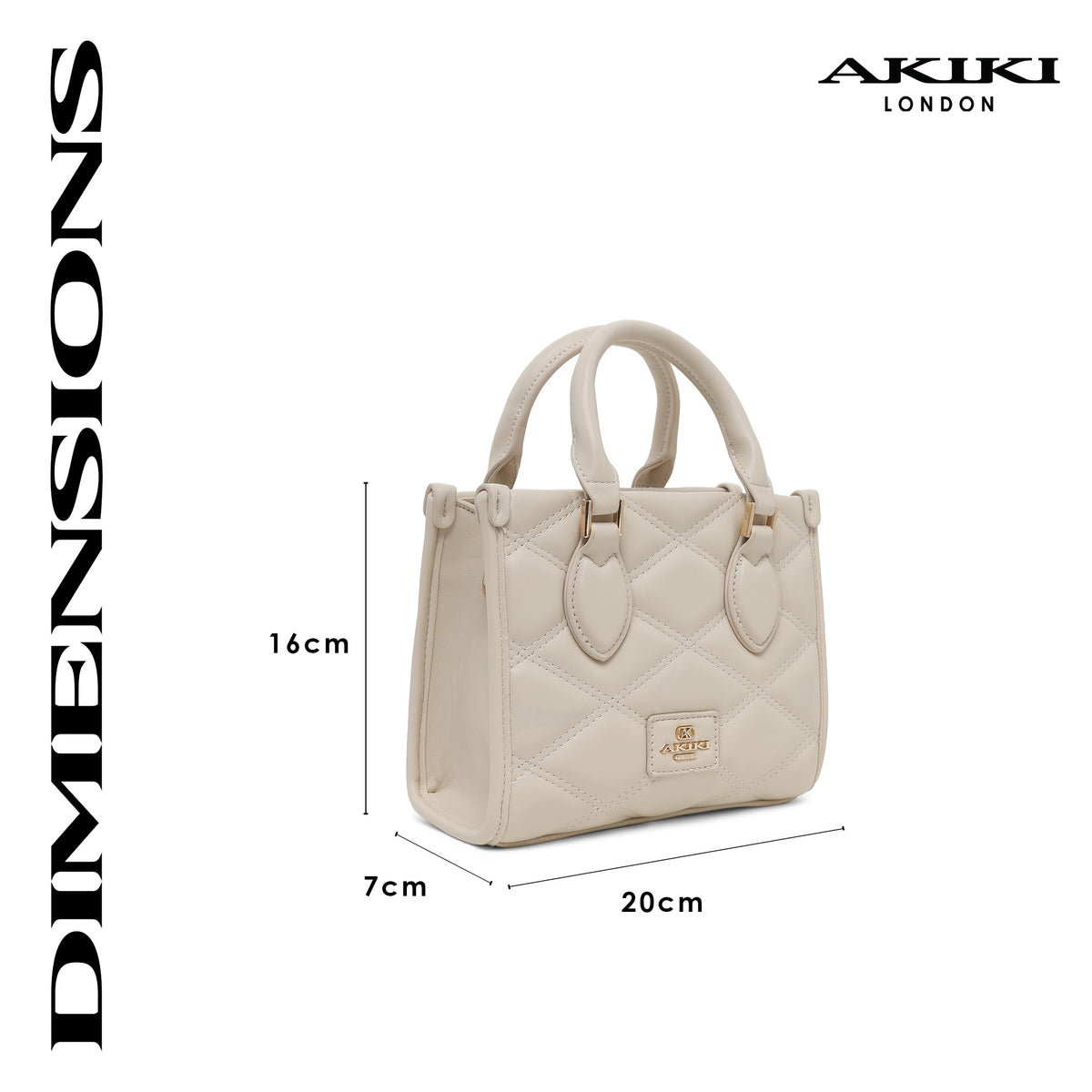 Paddington Extra Small Satchel Bag Off White