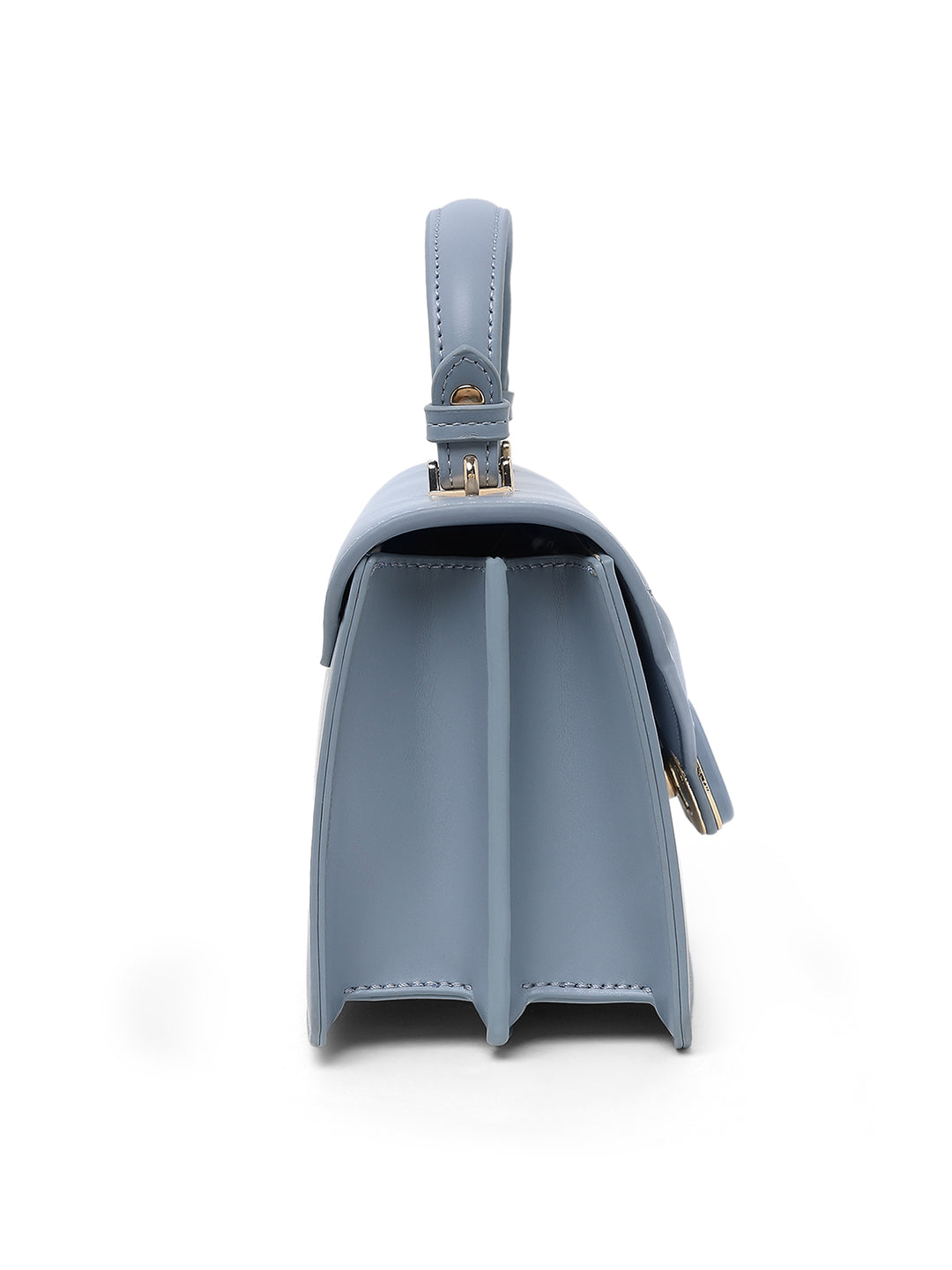 Mayfair Flap Medium Satchel Bag Blue