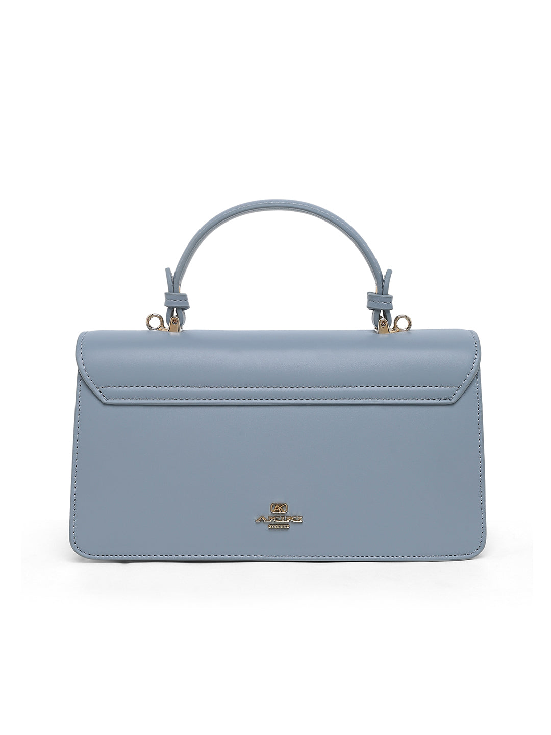 Mayfair Flap Medium Satchel Bag Blue