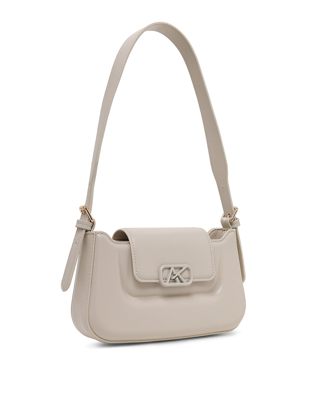 Soho Flap Small Hobo Bag Off White