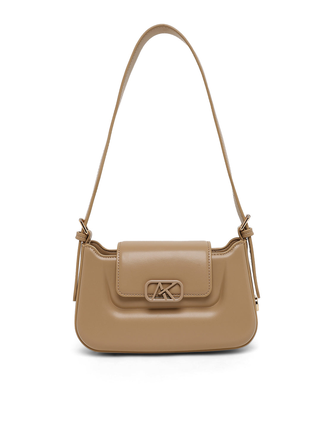 Soho Flap Small Hobo Bag Beige