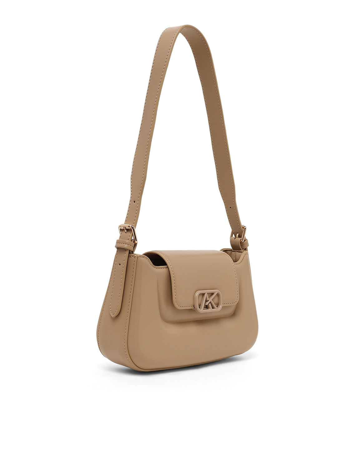 Soho Flap Small Hobo Bag Beige