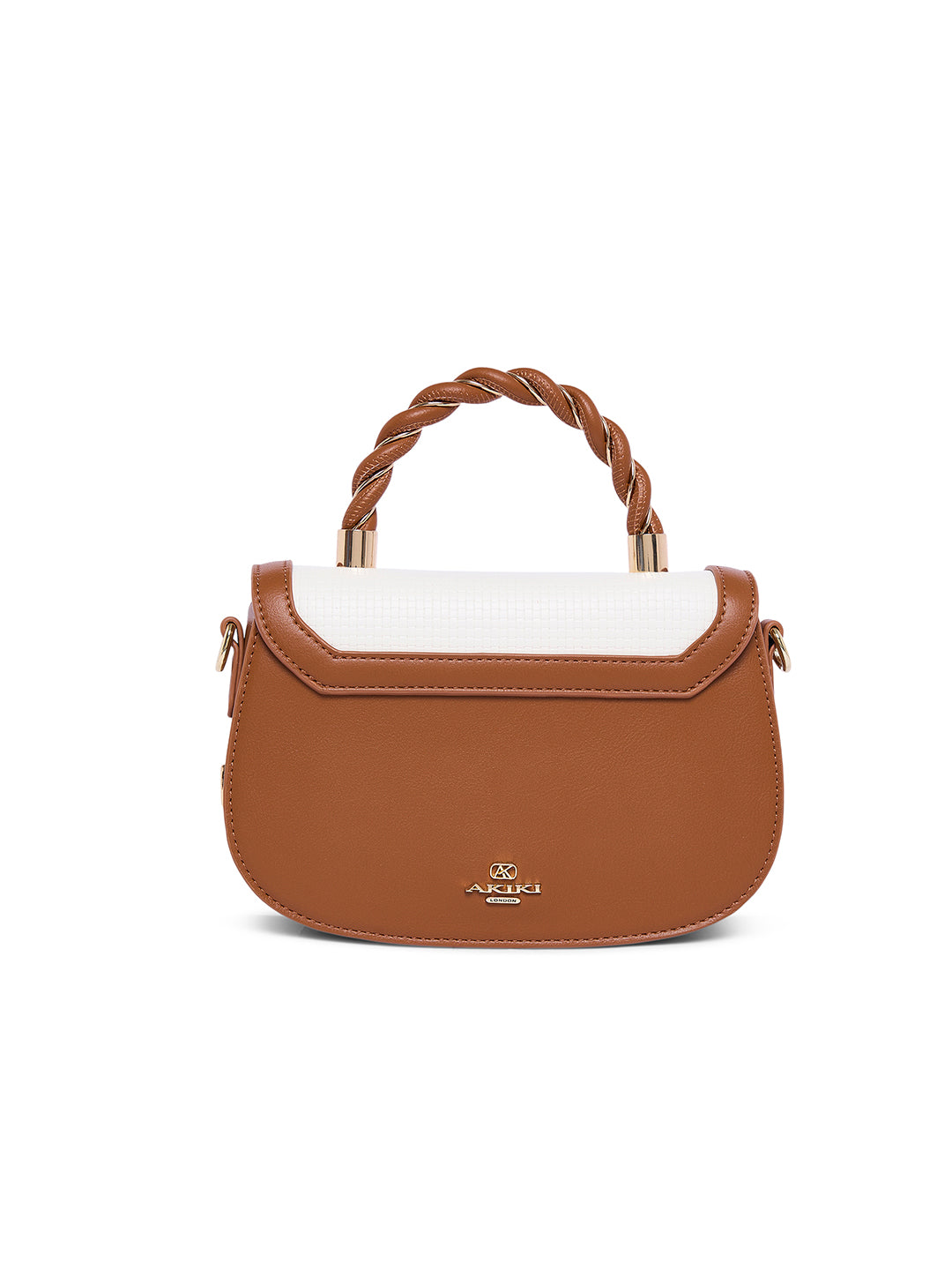 Trinity Flap Small Satchel Tan