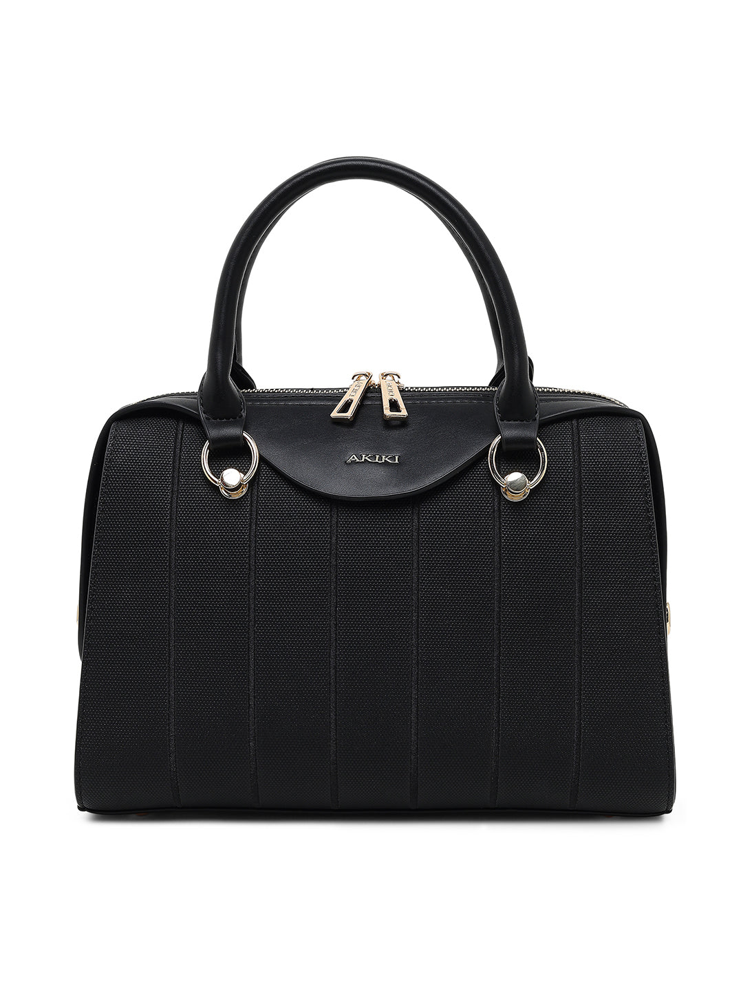 Elizabeth Medium Satchel Bag Black