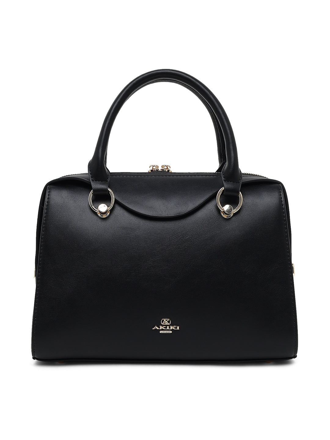 Elizabeth Medium Satchel Bag Black