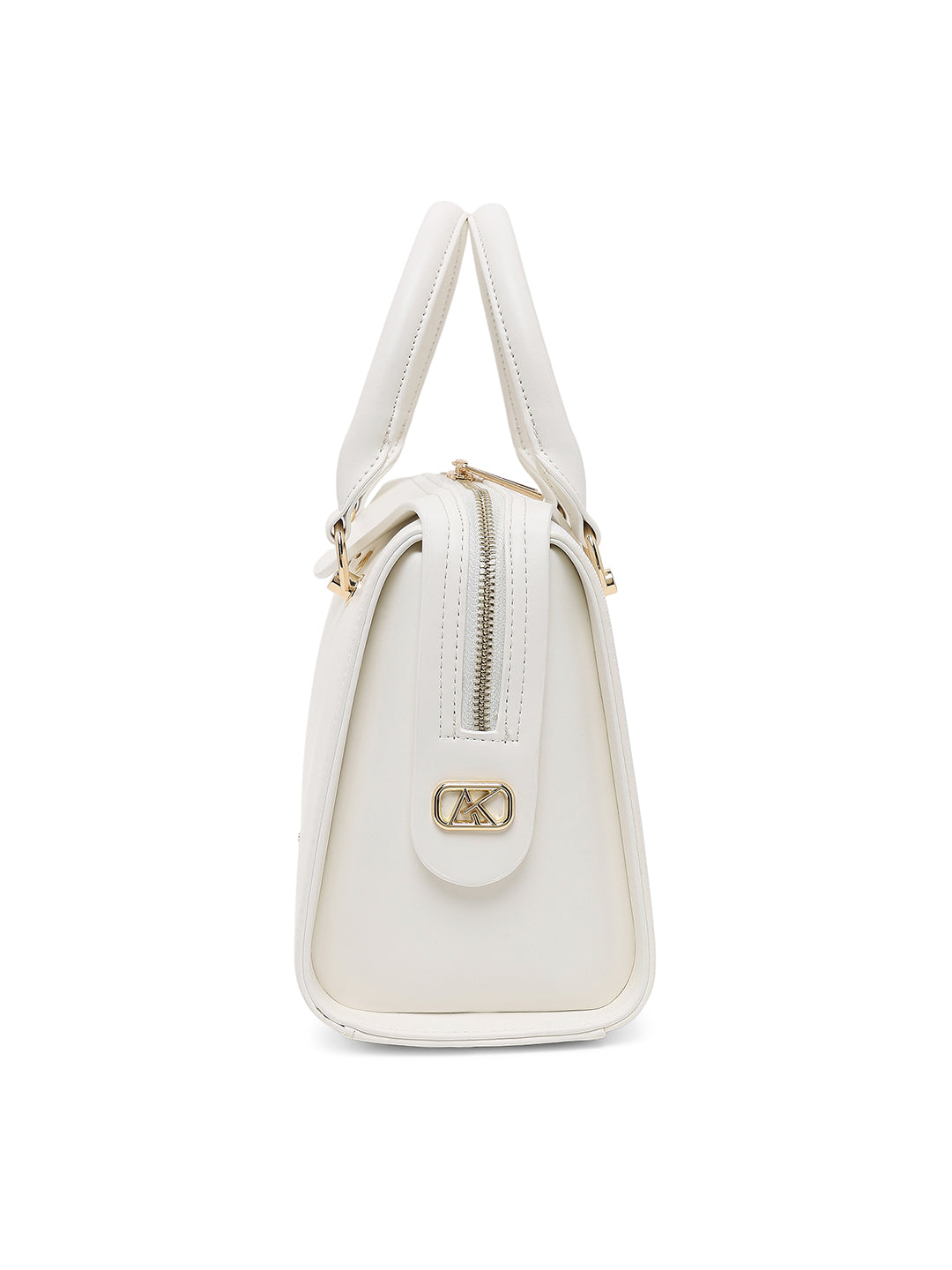 Elizabeth Medium Satchel Bag White