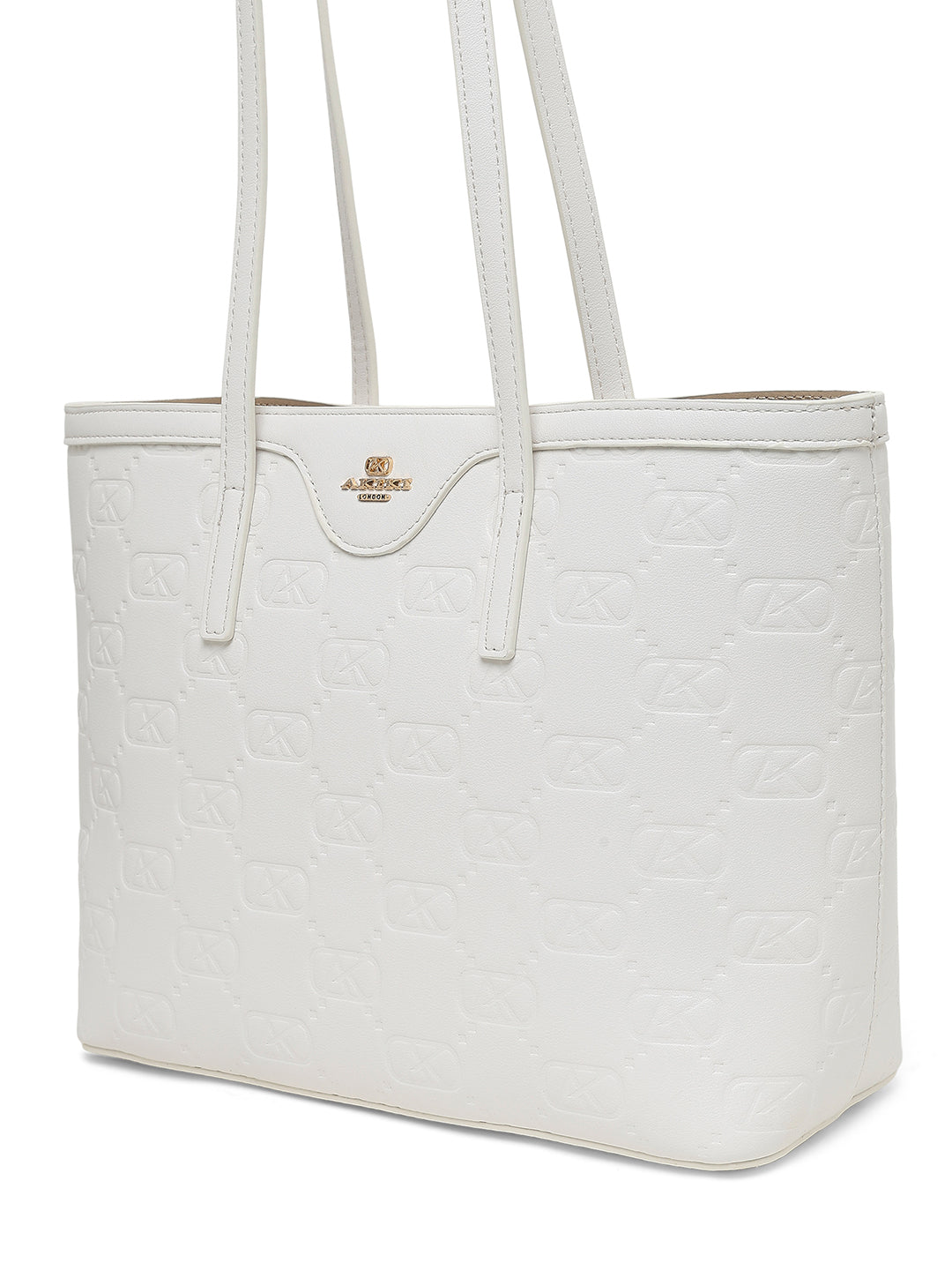 Regent Medium Tote Bag White