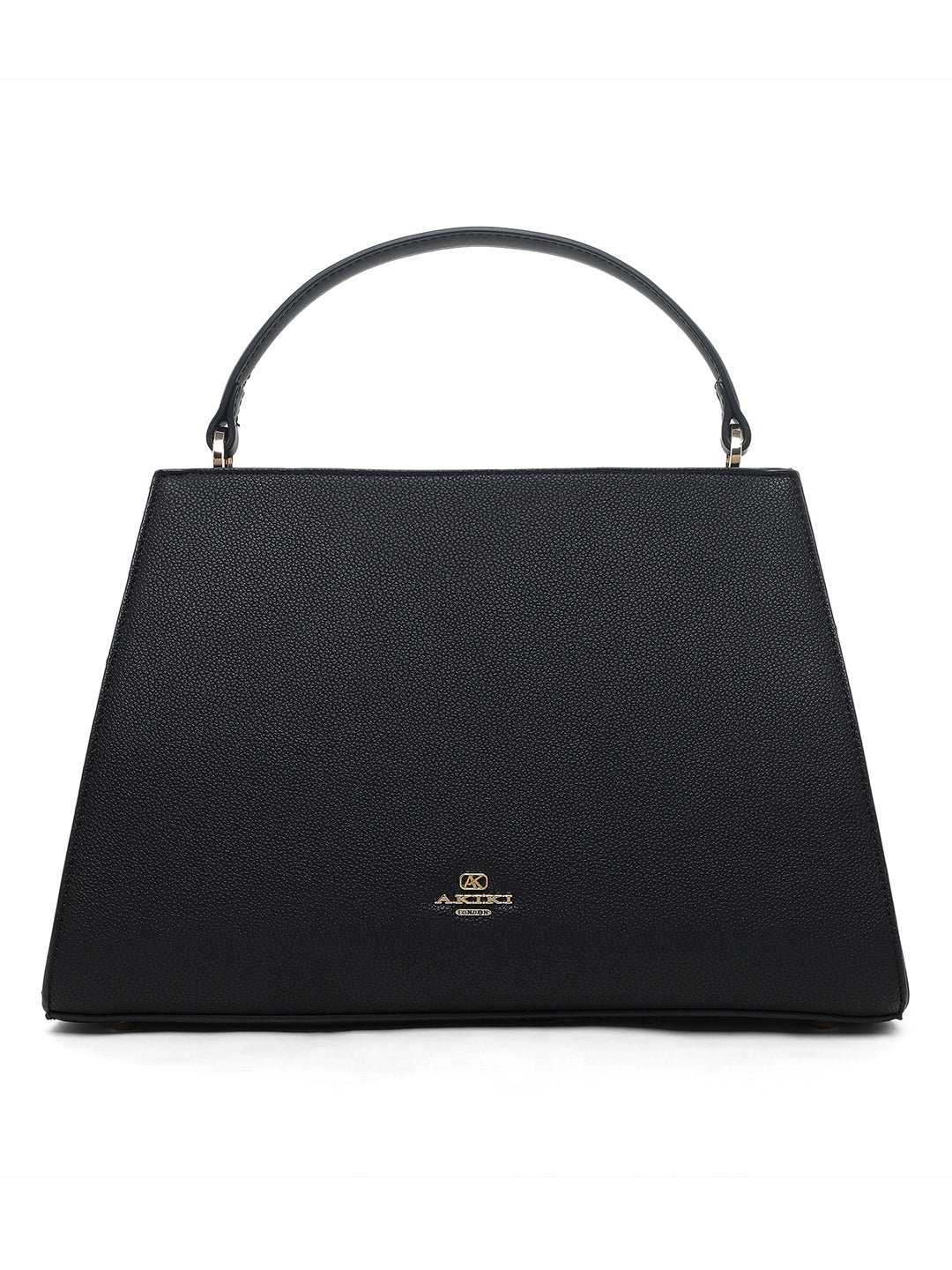 Leicester 2 Compartments Large Satchel Bag Black