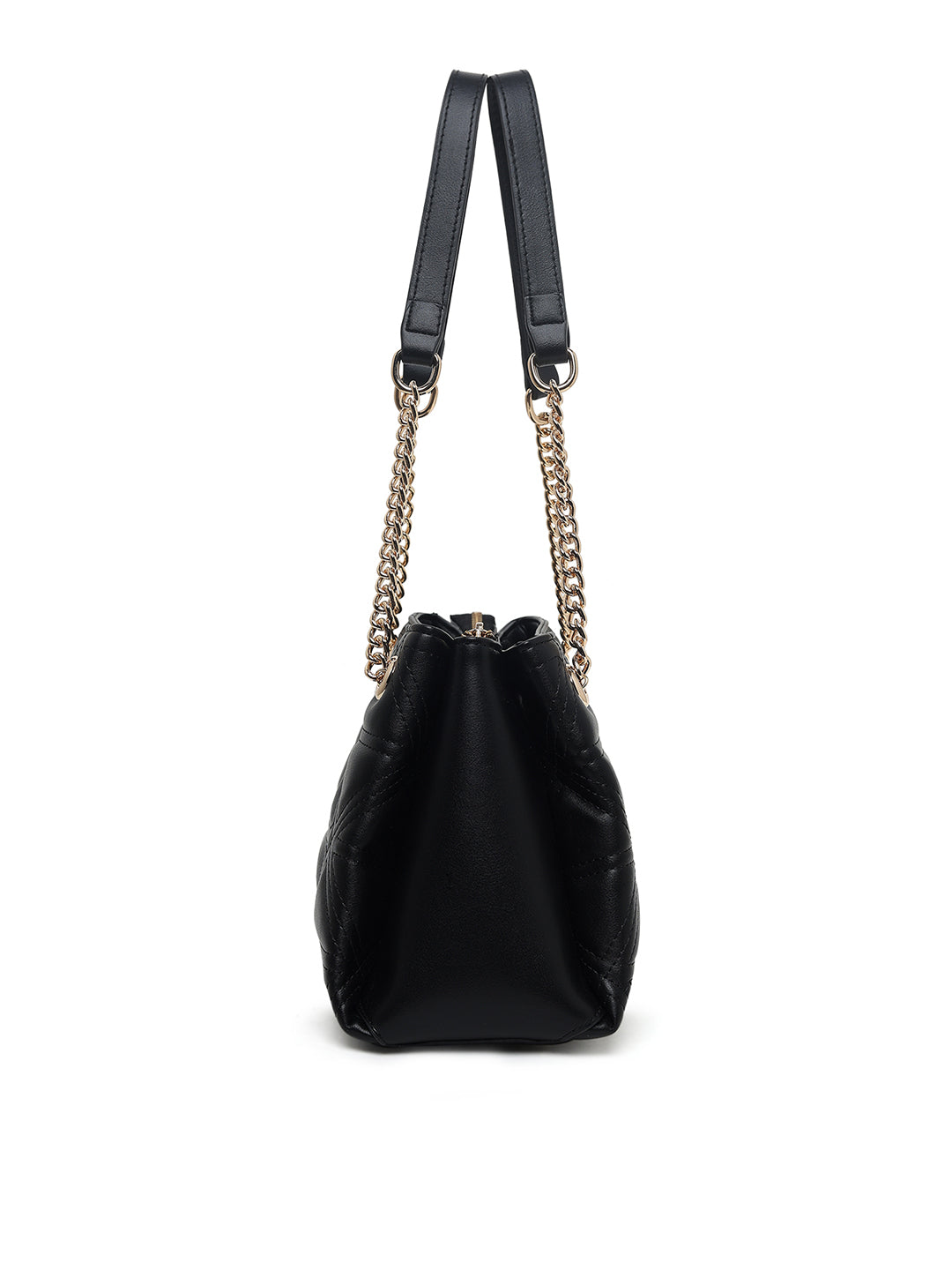 Piccadilly 3 Compartments Small Satchel Bag Black