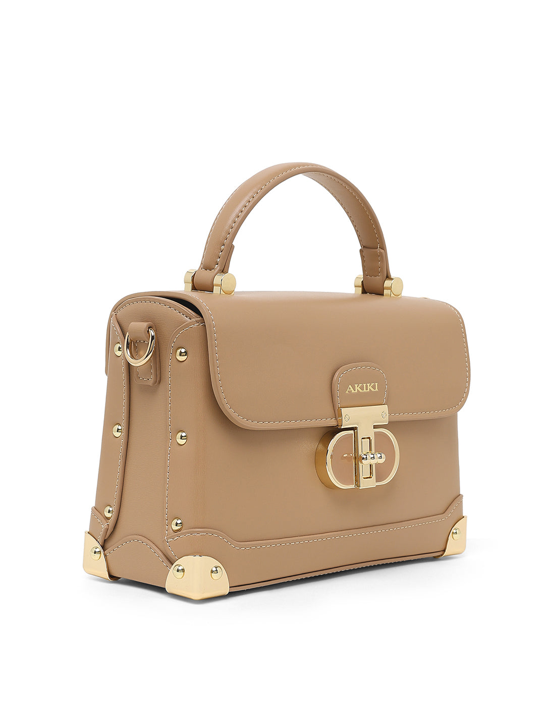 Westminster Small Satchel Bag Beige