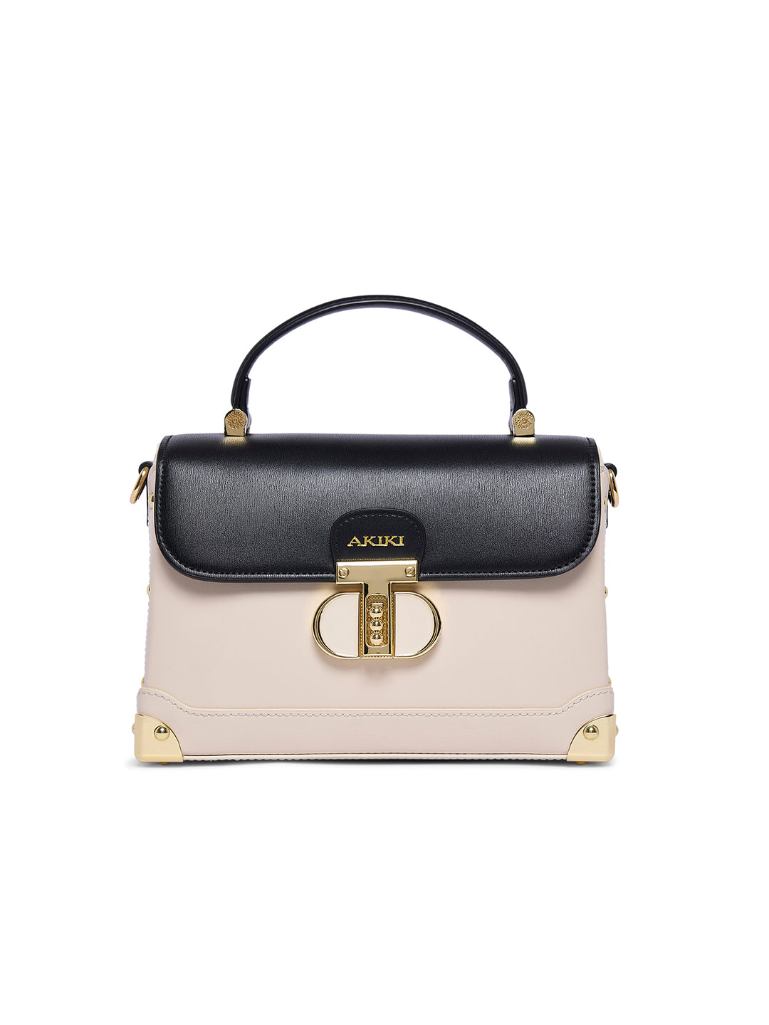 Westminster Small Satchel Bag White/Black