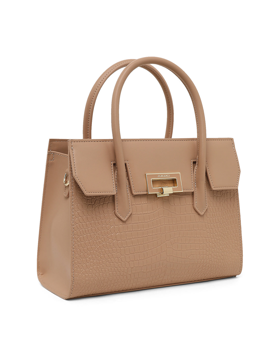 Camden Medium Satchel Bag Beige
