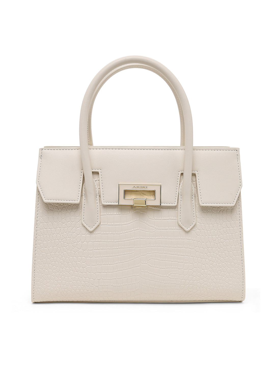 Camden Medium Satchel Bag White