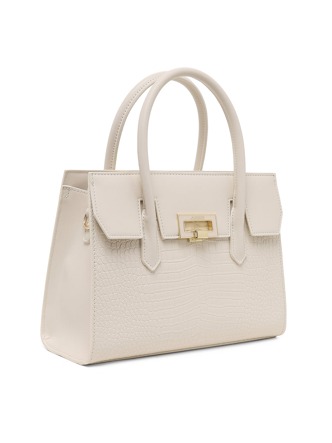 Camden Medium Satchel Bag White
