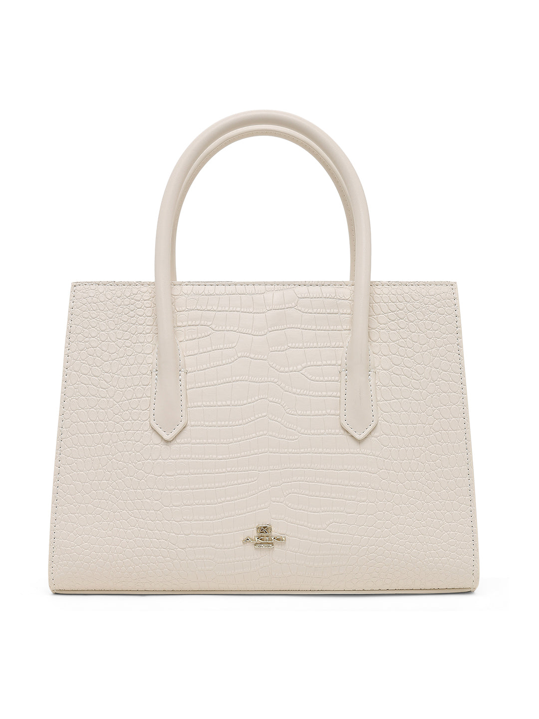 Camden Medium Satchel Bag White