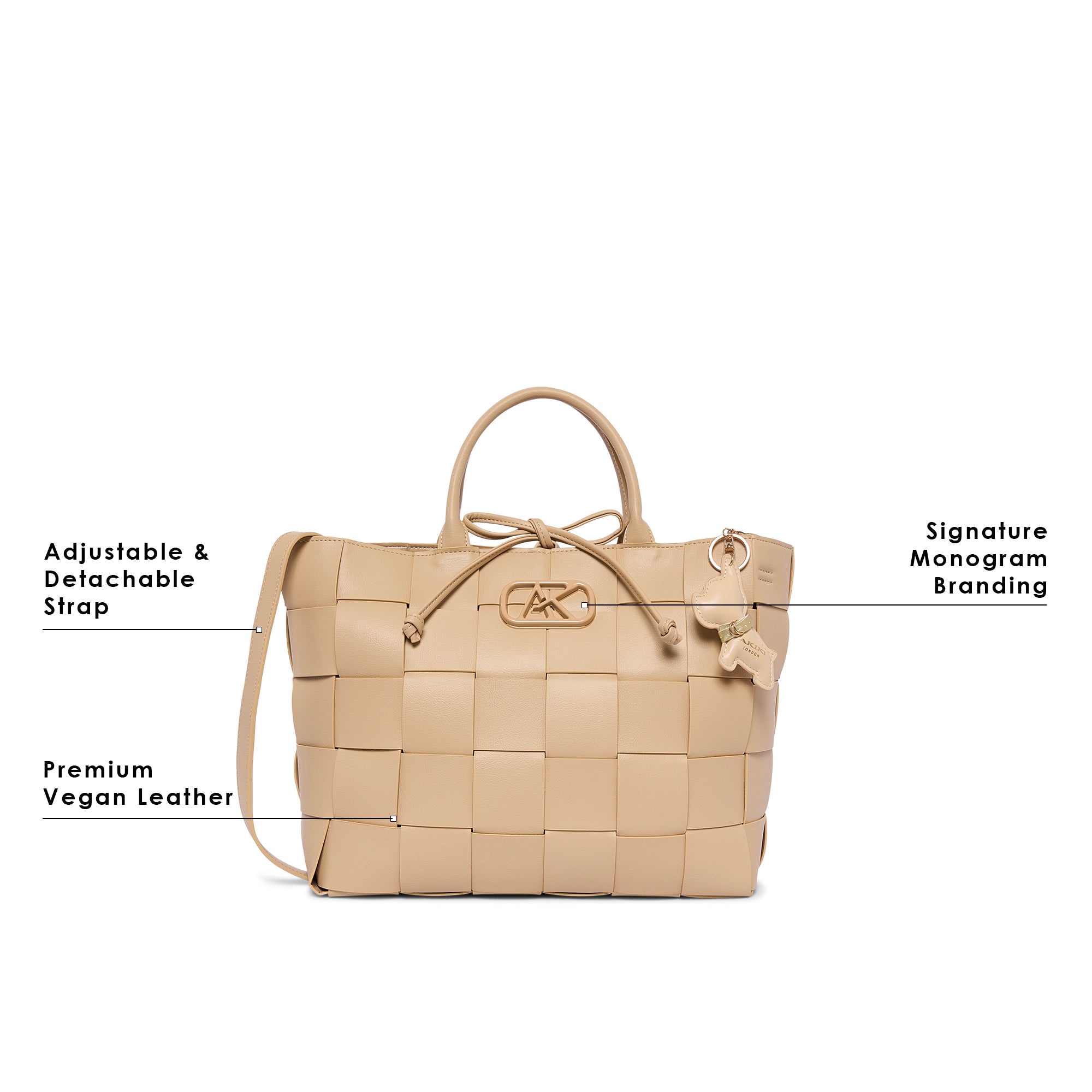 Edmonton 34 Large Tote Bag Beige