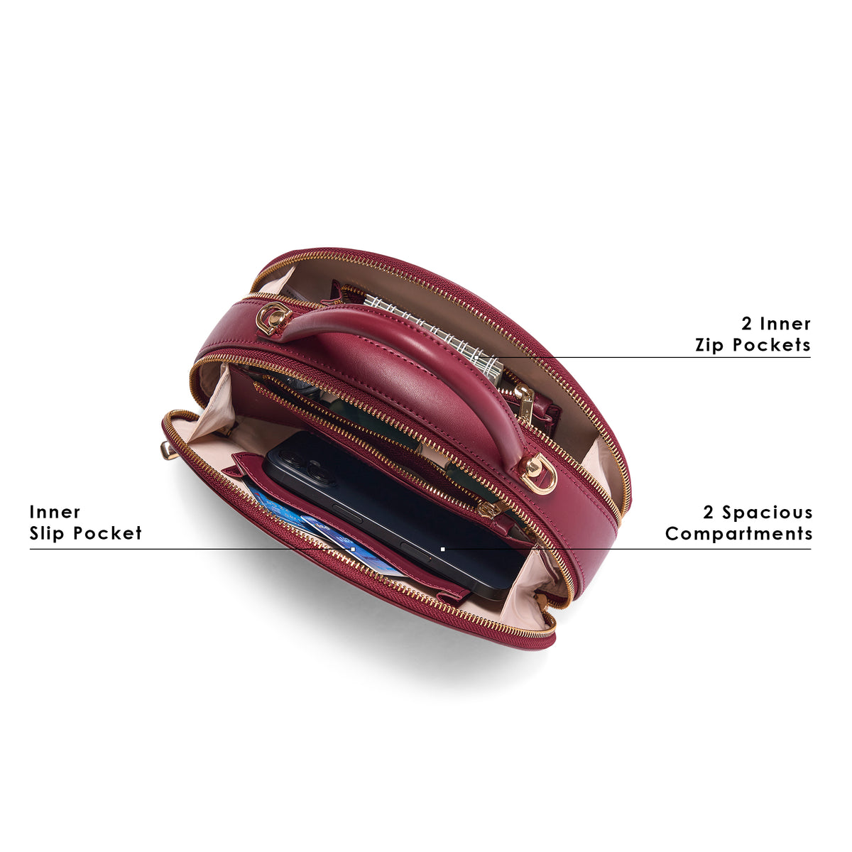 Millbank 24 Small Sling Bag Wine